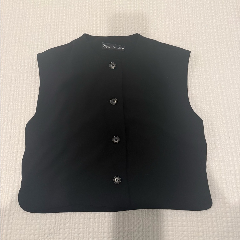 Zara Elegant Black Vest